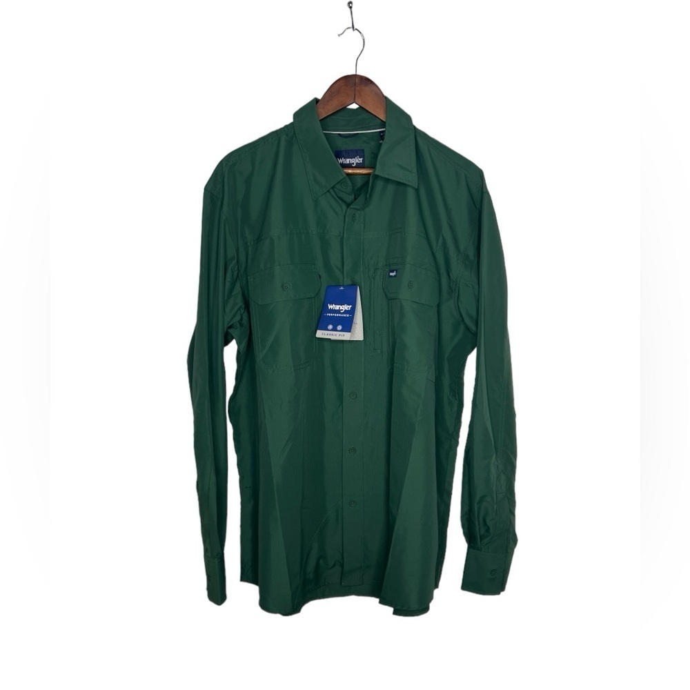 Wrangler Men’s Performance Long Sleeve Shirt - Picture 9 of 16